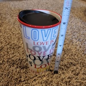 Starbucks love mug w lid